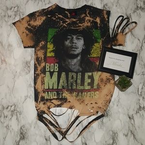 Bob Marley Distressed Tee